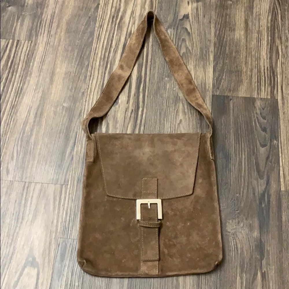 Dolce & Gabbana brown suede bag (late 90’s)